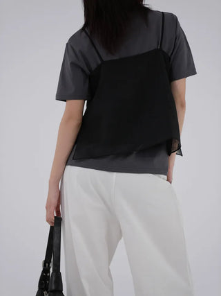 Mimu cutout see-through bustier