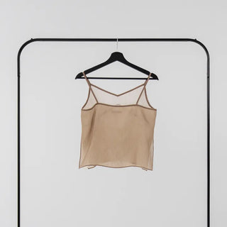 Mimu cutout see-through bustier