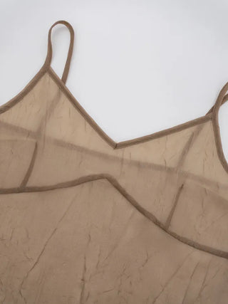 Mimu cutout see-through bustier