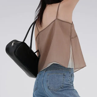 Mimu cutout see-through bustier