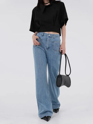 Sorel Two-Pocket Wide Denim Pants