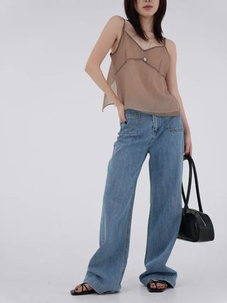 Sorel Two-Pocket Wide Denim Pants