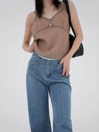 Sorel Two-Pocket Wide Denim Pants