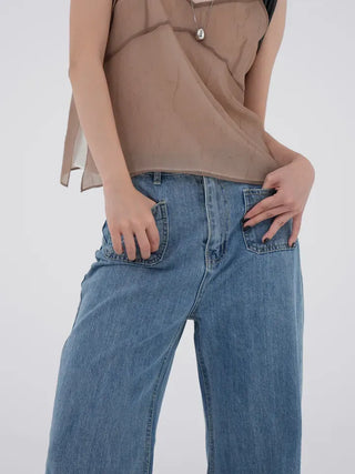 Sorel Two-Pocket Wide Denim Pants