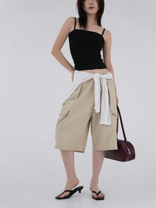 Ivelyn Square Basic Sleeveless Cap