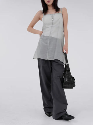 Ivelyn Square Basic Sleeveless Cap