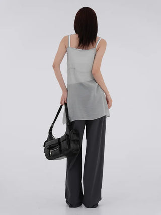 Ivelyn Square Basic Sleeveless Cap