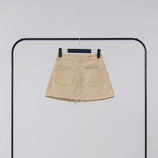 Pale Basic A-Line Skirt Pants