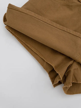 Pale Basic A-Line Skirt Pants