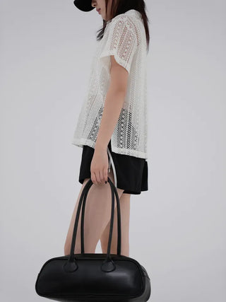 Snane lace collar shirt