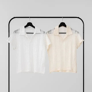 Snane lace collar shirt