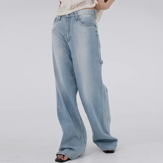 Paru Washed Wide Denim Pants
