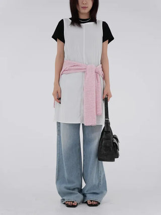 Paru Washed Wide Denim Pants