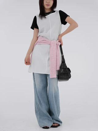 Paru Washed Wide Denim Pants