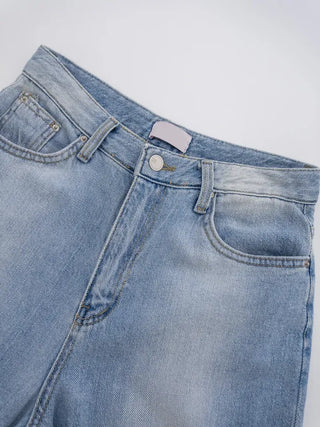 Paru Washed Wide Denim Pants