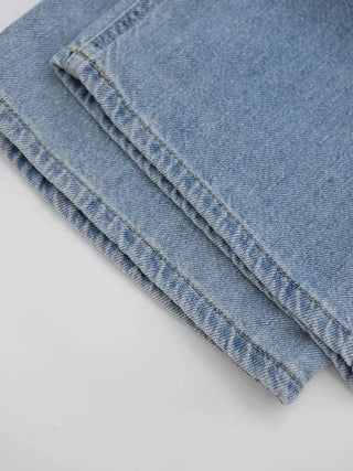Paru Washed Wide Denim Pants