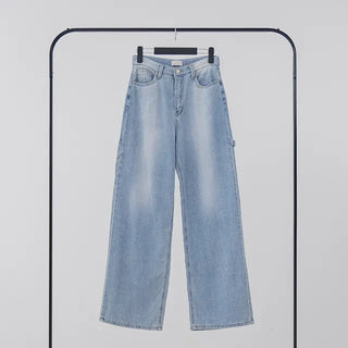 Paru Washed Wide Denim Pants