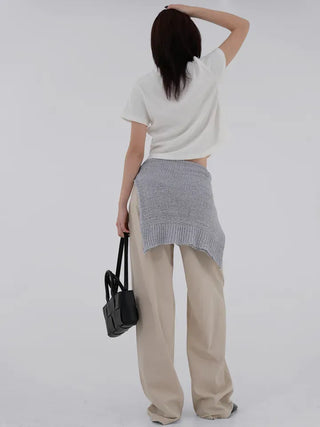 Ellie Clean Ribbed Short Sleeve Tee
