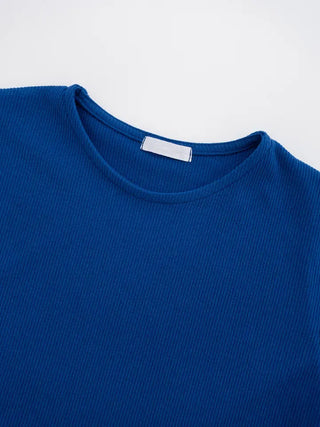 Ellie Clean Ribbed Short Sleeve Tee