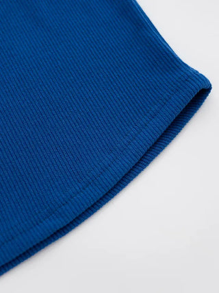Ellie Clean Ribbed Short Sleeve Tee