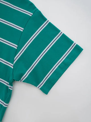 Ui Oversized Striped Short Sleeve Tee