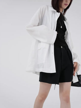 Raymin See-through Collar Raincoat