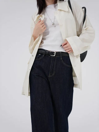 Raymin See-through Collar Raincoat