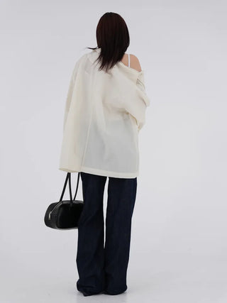 Raymin See-through Collar Raincoat