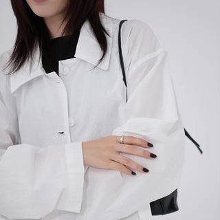 Raymin See-through Collar Raincoat
