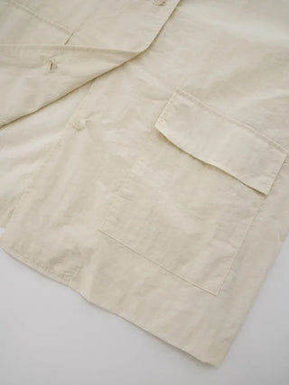 Raymin See-through Collar Raincoat