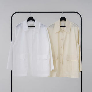 Raymin See-through Collar Raincoat