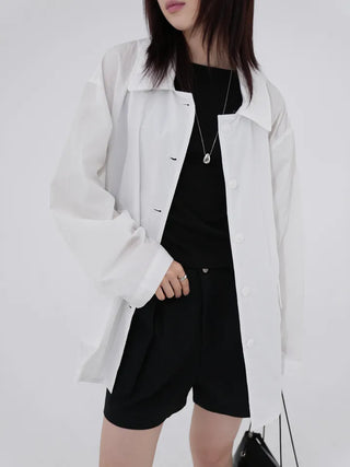 Raymin See-through Collar Raincoat