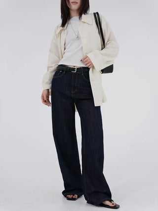 Meaning Linen Raw Denim Pants