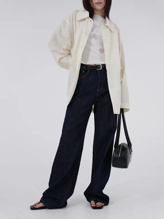 Meaning Linen Raw Denim Pants