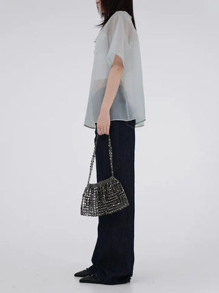 Meaning Linen Raw Denim Pants