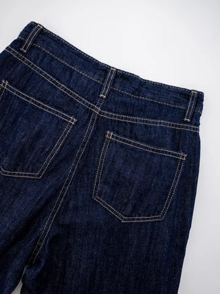 Meaning Linen Raw Denim Pants