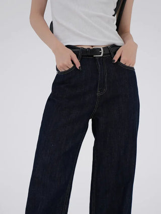 Meaning Linen Raw Denim Pants