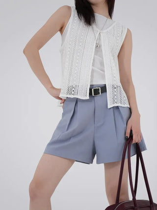 Liliel Crochet Open Vest