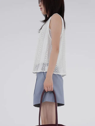 Liliel Crochet Open Vest