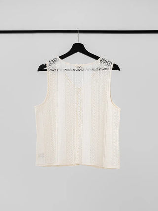 Liliel Crochet Open Vest