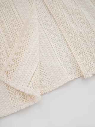 Liliel Crochet Open Vest