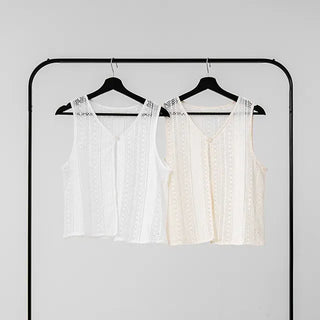 Liliel Crochet Open Vest