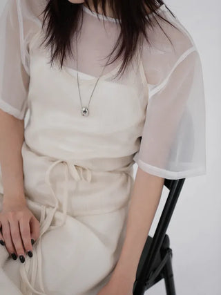 Opheline See-through Layered Halter Sleeveless