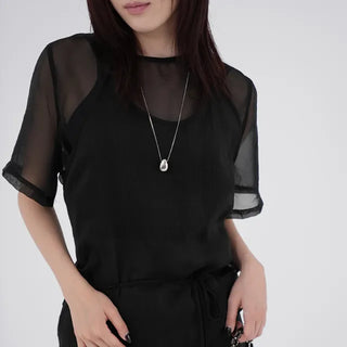 Opheline See-through Layered Halter Sleeveless