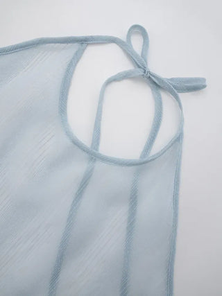 Opheline See-through Layered Halter Sleeveless