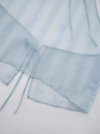 Opheline See-through Layered Halter Sleeveless