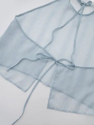 Opheline See-through Layered Halter Sleeveless