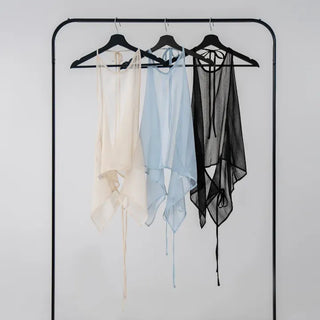 Opheline See-through Layered Halter Sleeveless