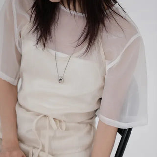 Opheline See-through Layered Halter Sleeveless