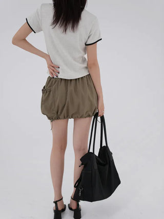 Luro String Cargo Balloon Skirt